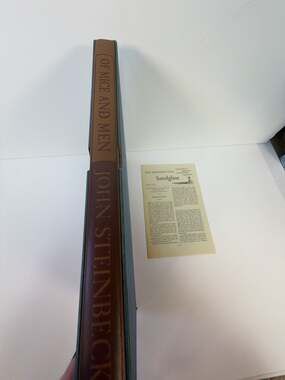 Of Mice and Men by John Steinbeck The Heritage Press 1970 Hardcover Book